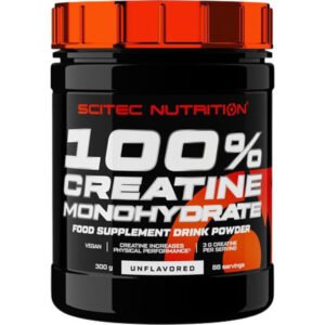 100% CREATINA MONOHYDRATE SCITEC NUTRITION 300gr - Neutro