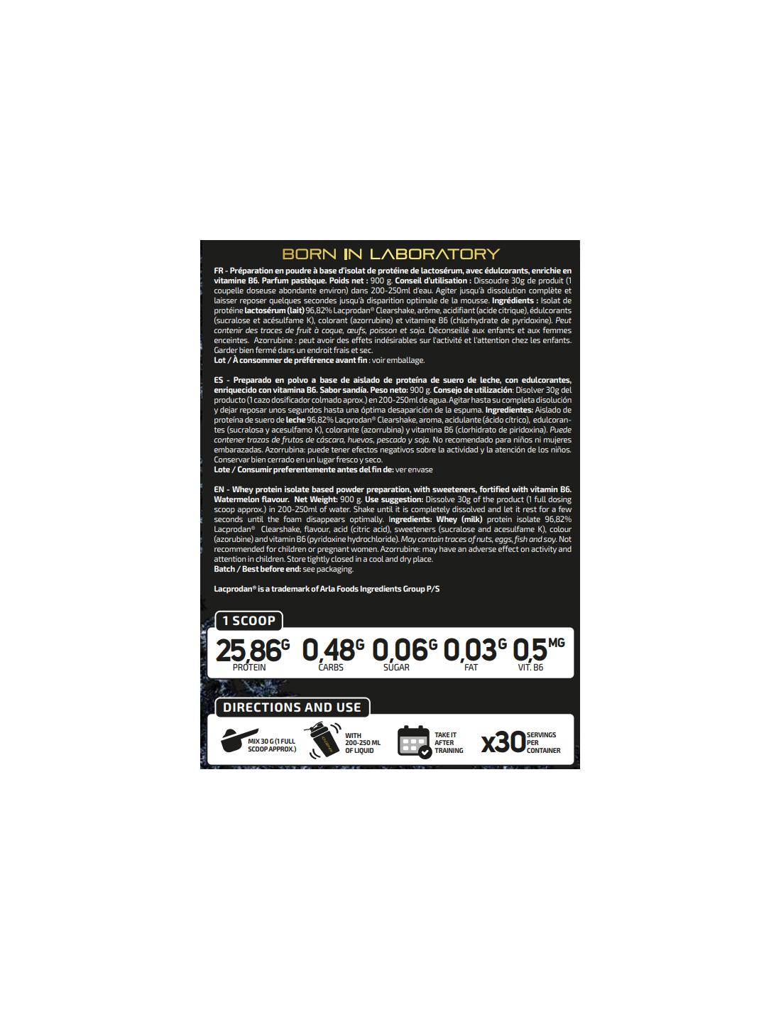 ISO ZERO CLEAR 900G IO GENIX - Imagen 2