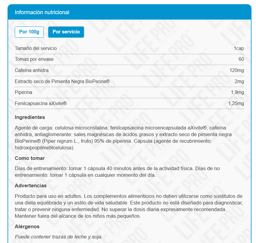 Life Pro Ultra Cut Preworkout Dragon Ball Z Edition 60 Vegancaps - Imagen 2