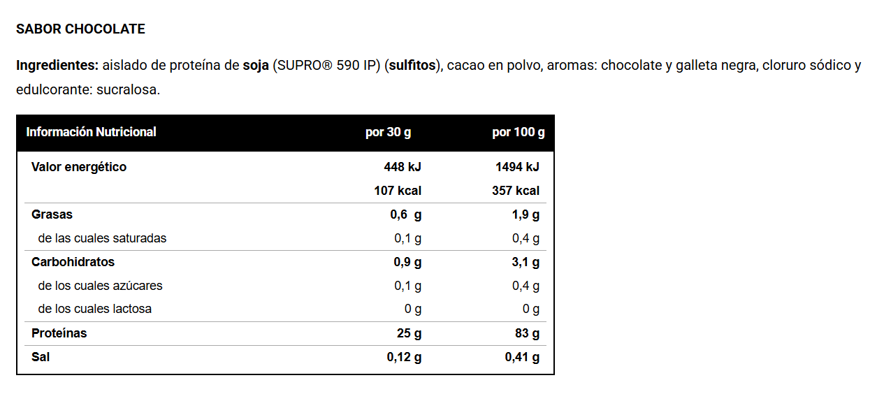 SOY PROTEIN 1KG VITOBEST - Imagen 2