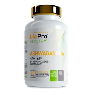 Life Pro Ashwagandha 500mg ksm66 90 Vcaps