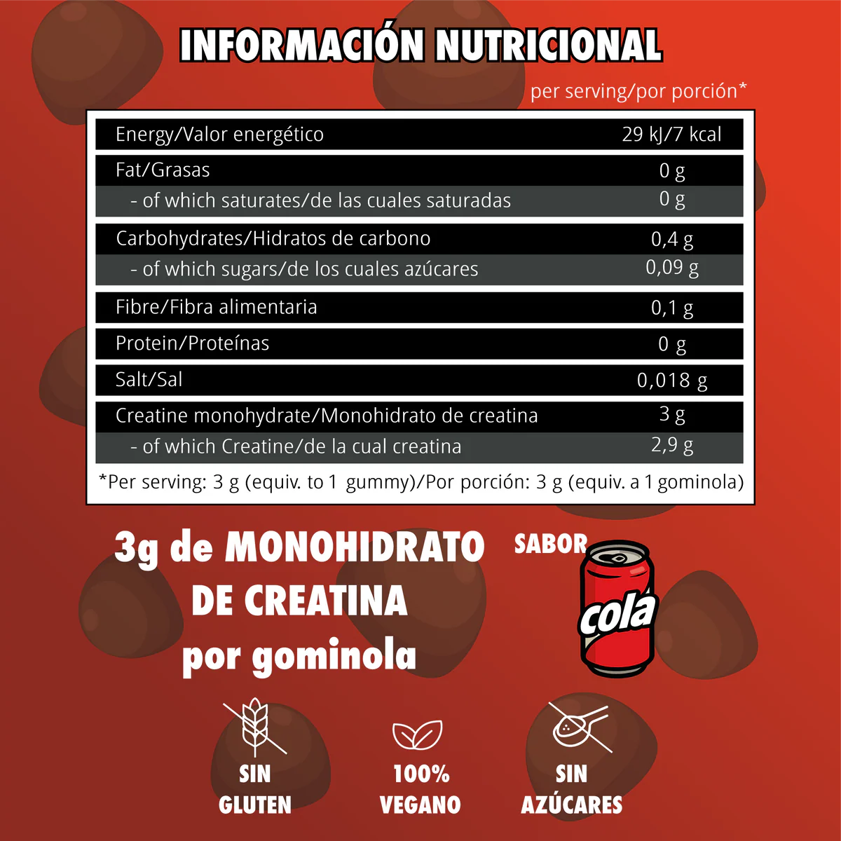 Creatina Gummies Big Bros 60gum - Imagen 2