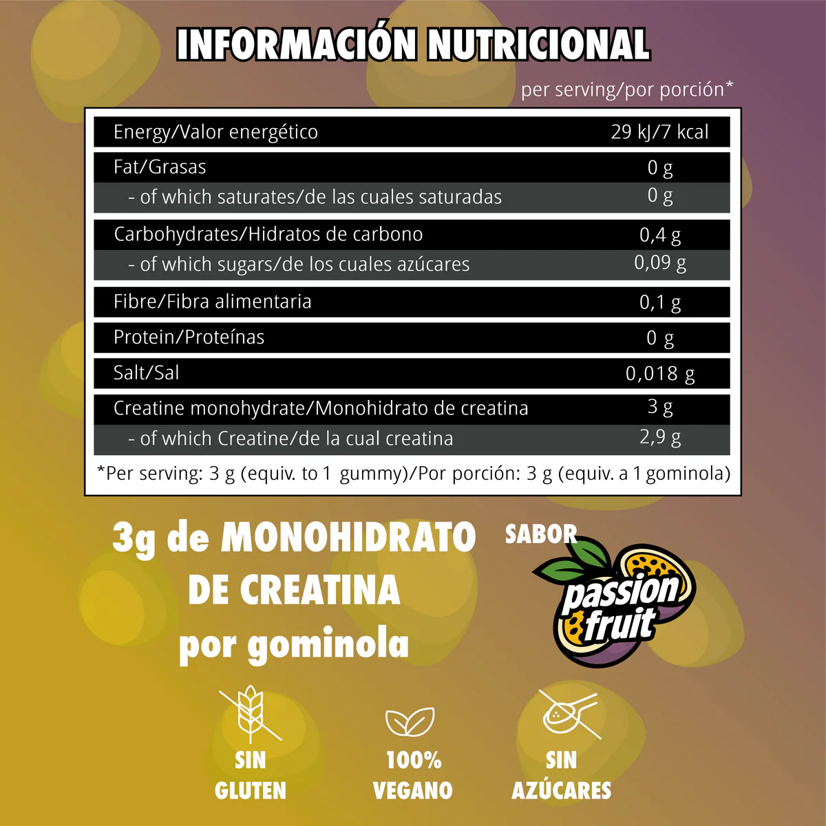 Creatina Gummies Big Bros 60gum - Imagen 3