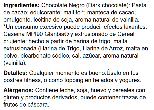 Protein Crunchy 500gr Quamtrax - Imagen 3