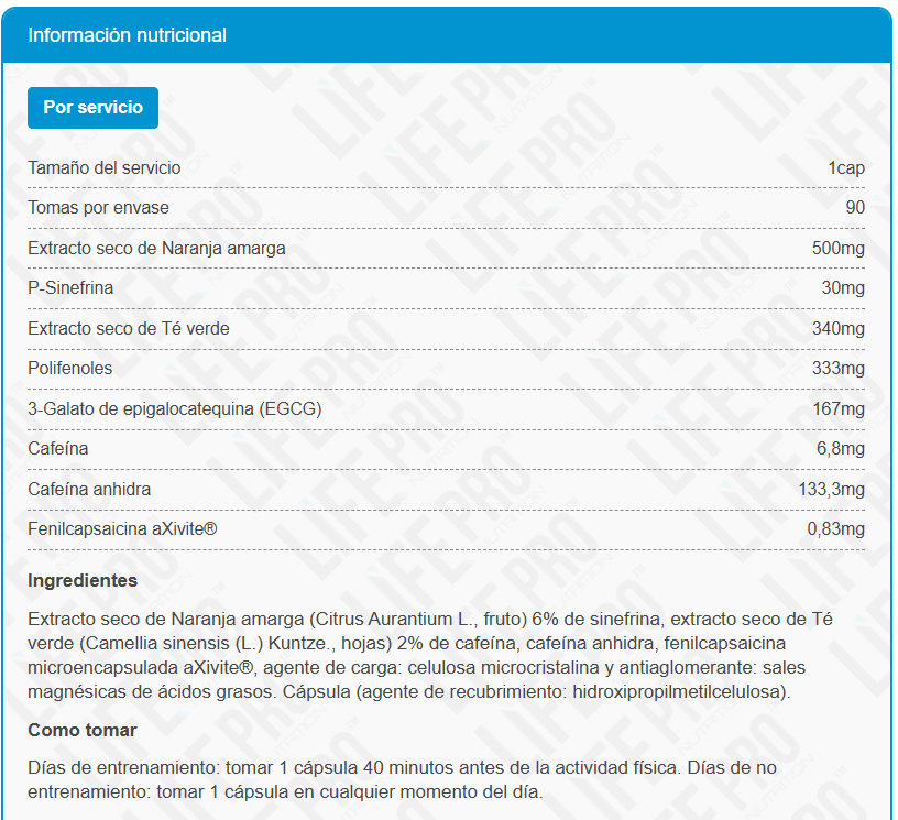 Life Pro Wild Ripped 90 Caps - Imagen 2