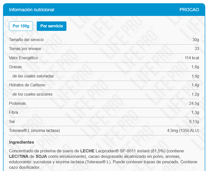 Life Pro Whey Procao Gluten Free - Imagen 2