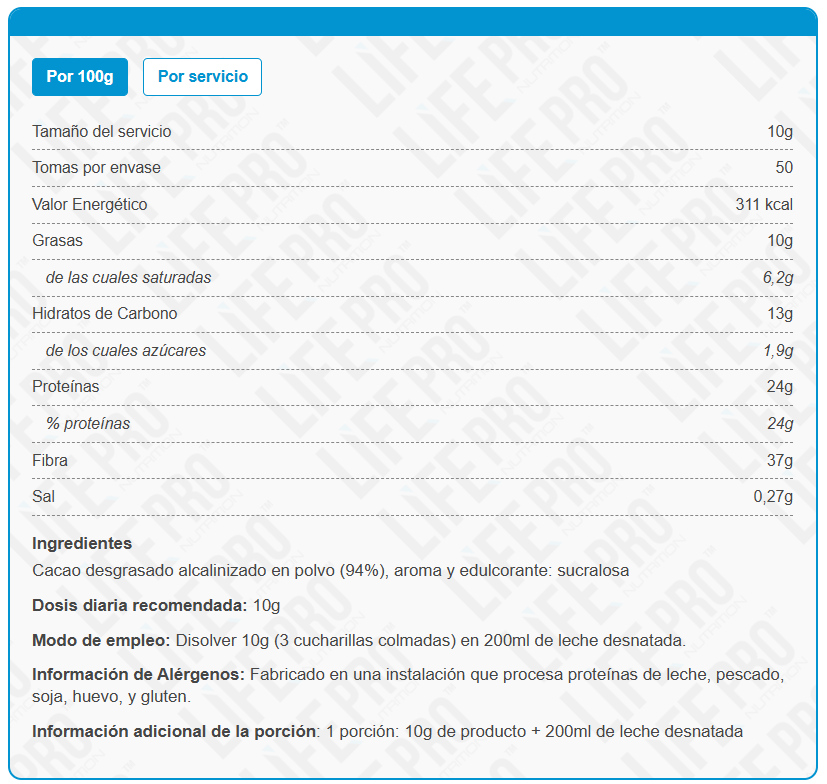 Life Pro Procao Instant 500g - Imagen 3