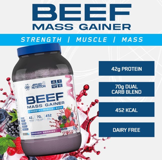 Beef Mass Gainer 3,13kg Applied Nutrition - Imagen 4