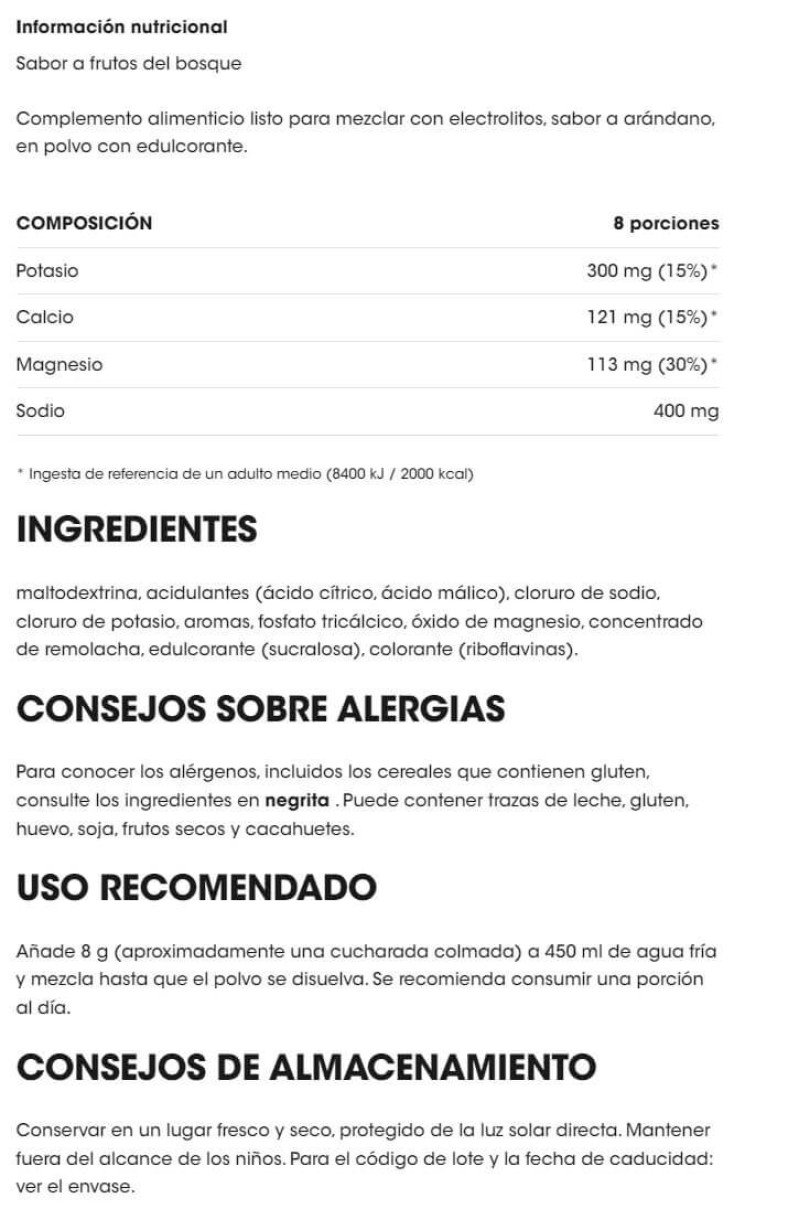 Electrolyte Powder Lemon 264gr Optimum Nutrition - Imagen 2