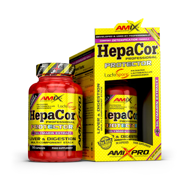 Protector hepático Hepacor 90 caps Amix