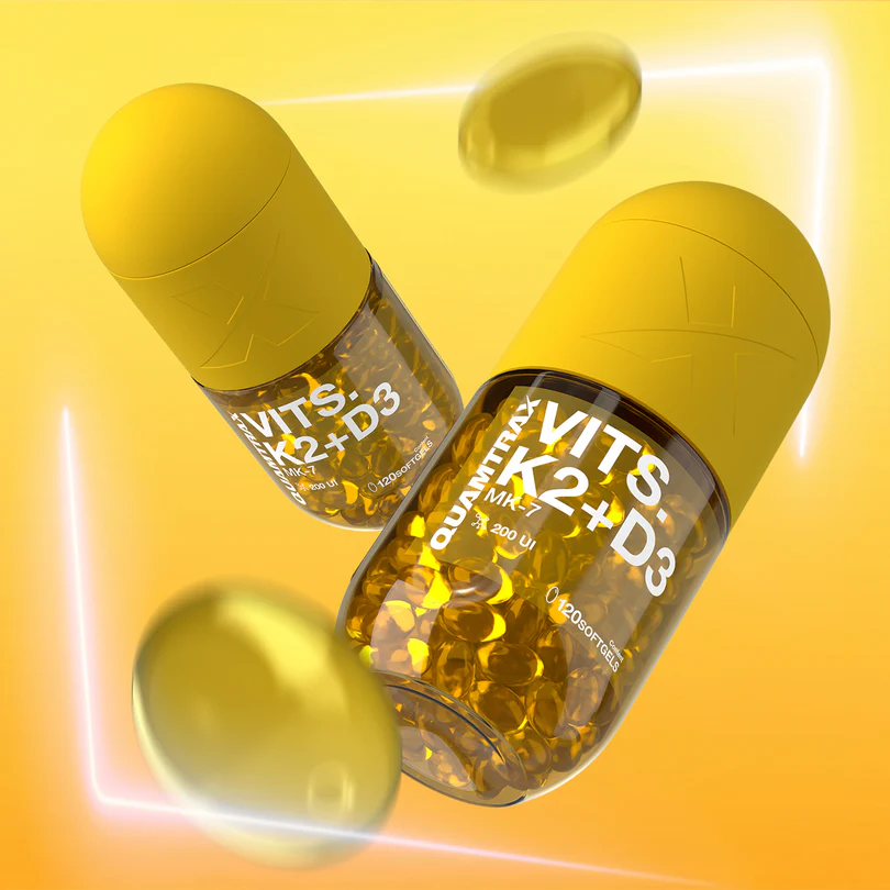 Vitamina D3+K2 120softgel Quamtrax - Imagen 3