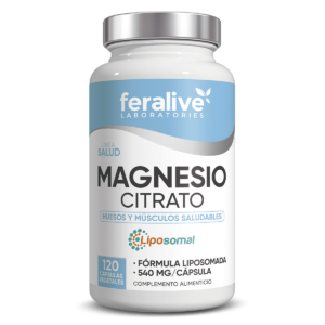 Citrato de magnesio 120caps Feralive