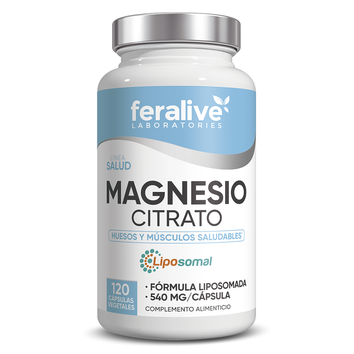 Citrato de magnesio 120caps Feralive