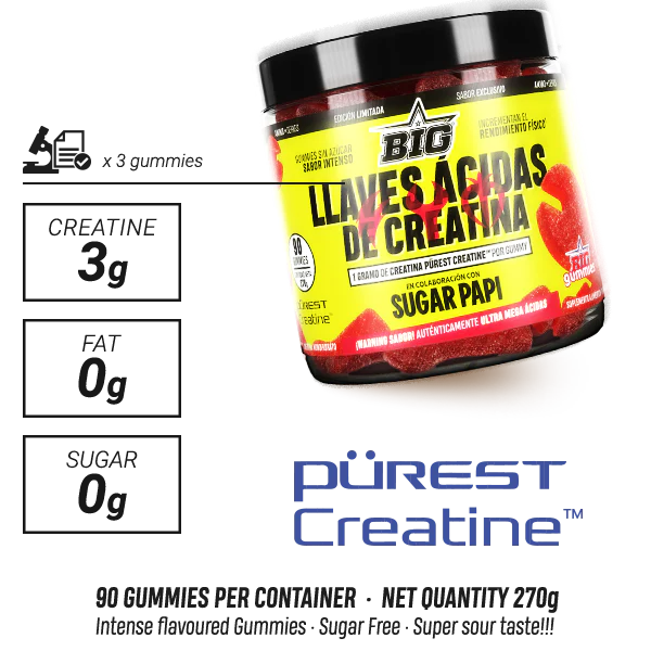 Llaves Acidas de Creatina 90 Gum Big - Imagen 3