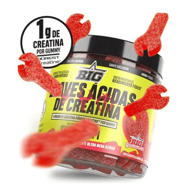 Llaves Acidas de Creatina 90 Gum Big - Imagen 2