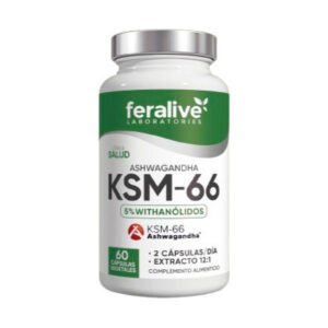Ashwagandha KSM66 60caps Feralive