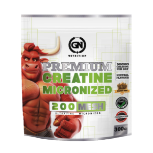 Creatina Monohidrato 300 g | 100% Pura | Sin Gluten | GN NUTRITION