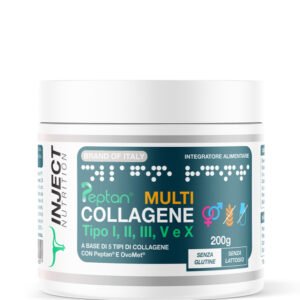 Multicolágeno Tipo I, II, III, V y X (200g) Inject Nutrition