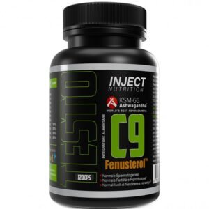 Testo C9 KSM-66® Fenusterol® (120cps) Inject Nutrition